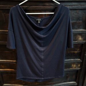 Banana Republic Dark Blue Short Sleeve Top